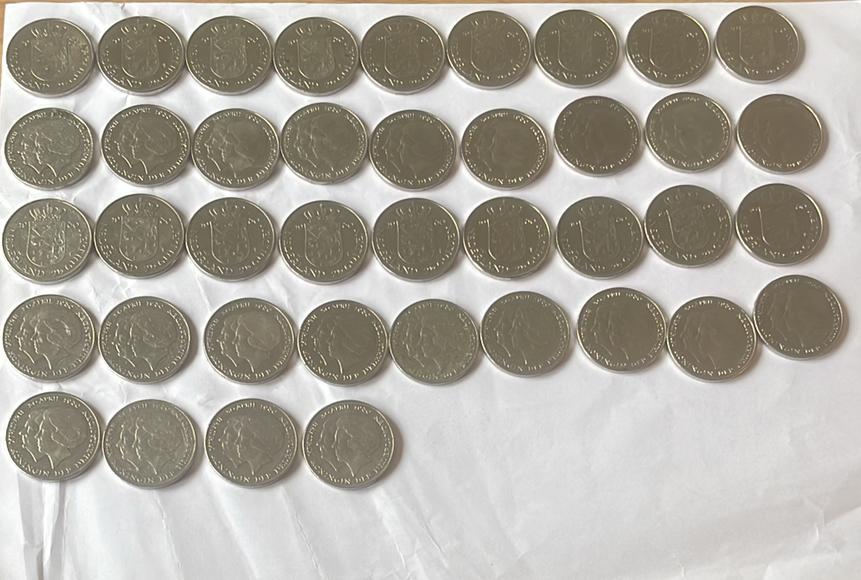 40x 2,5 gulden 1980 Beatrix - Fraaie staat, Postzegels en Munten, Ophalen of Verzenden, Koningin Beatrix, 2½ gulden, Setje