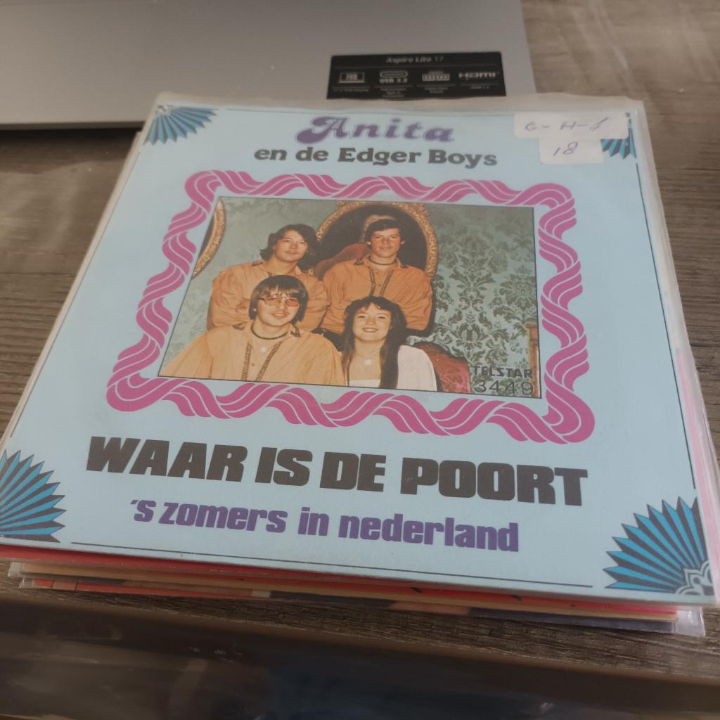 anita en de edger boys - waar is de poort, Gebruikt, Overige formaten, Ophalen of Verzenden, Nederlandstalig