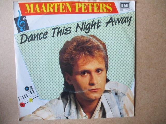 s3799 maarten peters - dance this night away, Cd's en Dvd's, Vinyl Singles, Ophalen, Gebruikt, Overige genres, 7 inch