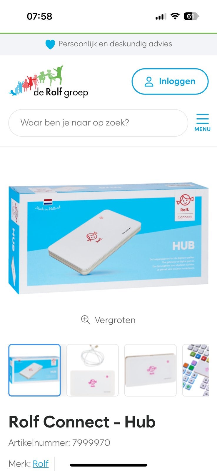 Hub, Witgoed en Apparatuur, Verzenden, Zo goed als nieuw