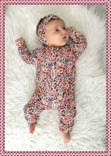 Sale! babyband bloem (fleurs twisted) 50-56,little adventure, Maat 56, Nieuw, Little adventure, Little adventure