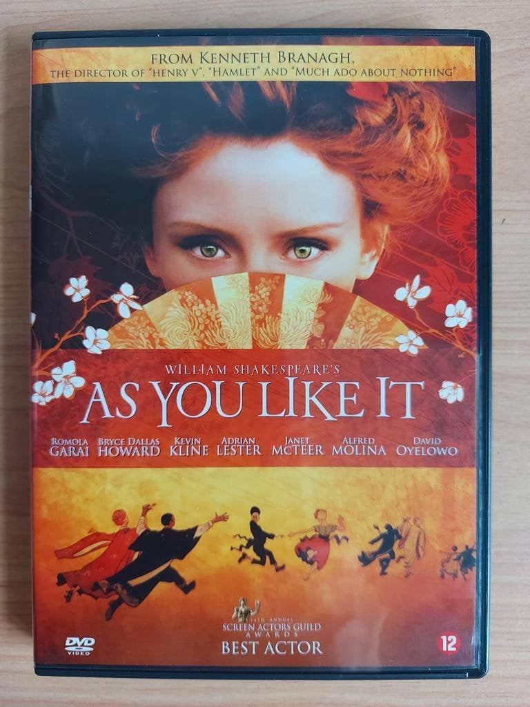 As You Like it - van Kenneth Branagh, Alle leeftijden, Ophalen of Verzenden, Zo goed als nieuw