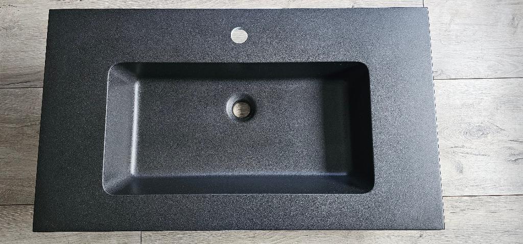 Storke Scuro wastafel80x46x1.5cm, Overige typen, Zo goed als nieuw, Minder dan 100 cm, 25 tot 50 cm