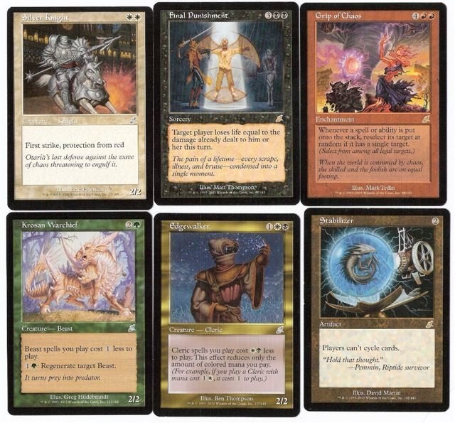 (029) MAGIC kaarten van serie Scourge, Verzenden, Zo goed als nieuw, Meerdere kaarten