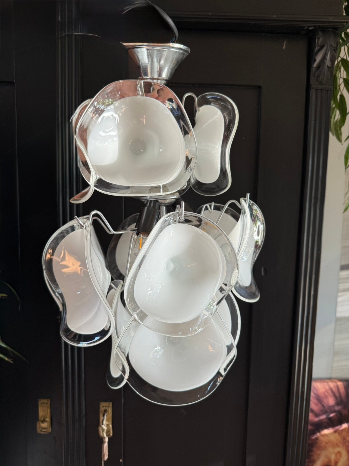 Kroonluchter - Murano glas - Vistosi, Huis en Inrichting, Klassiek, Ophalen of Verzenden, Zo goed als nieuw, X