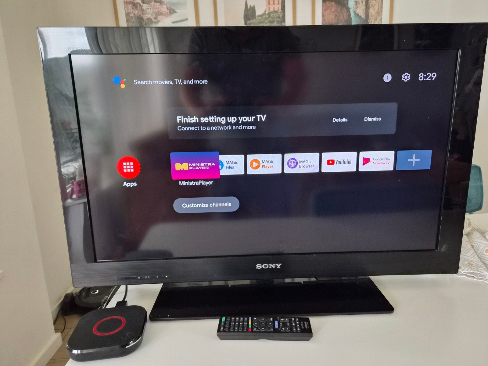 Sony KDL-32CX520 LCD TV met Android TV Box, Gebruikt, 50 Hz, LCD, Sony