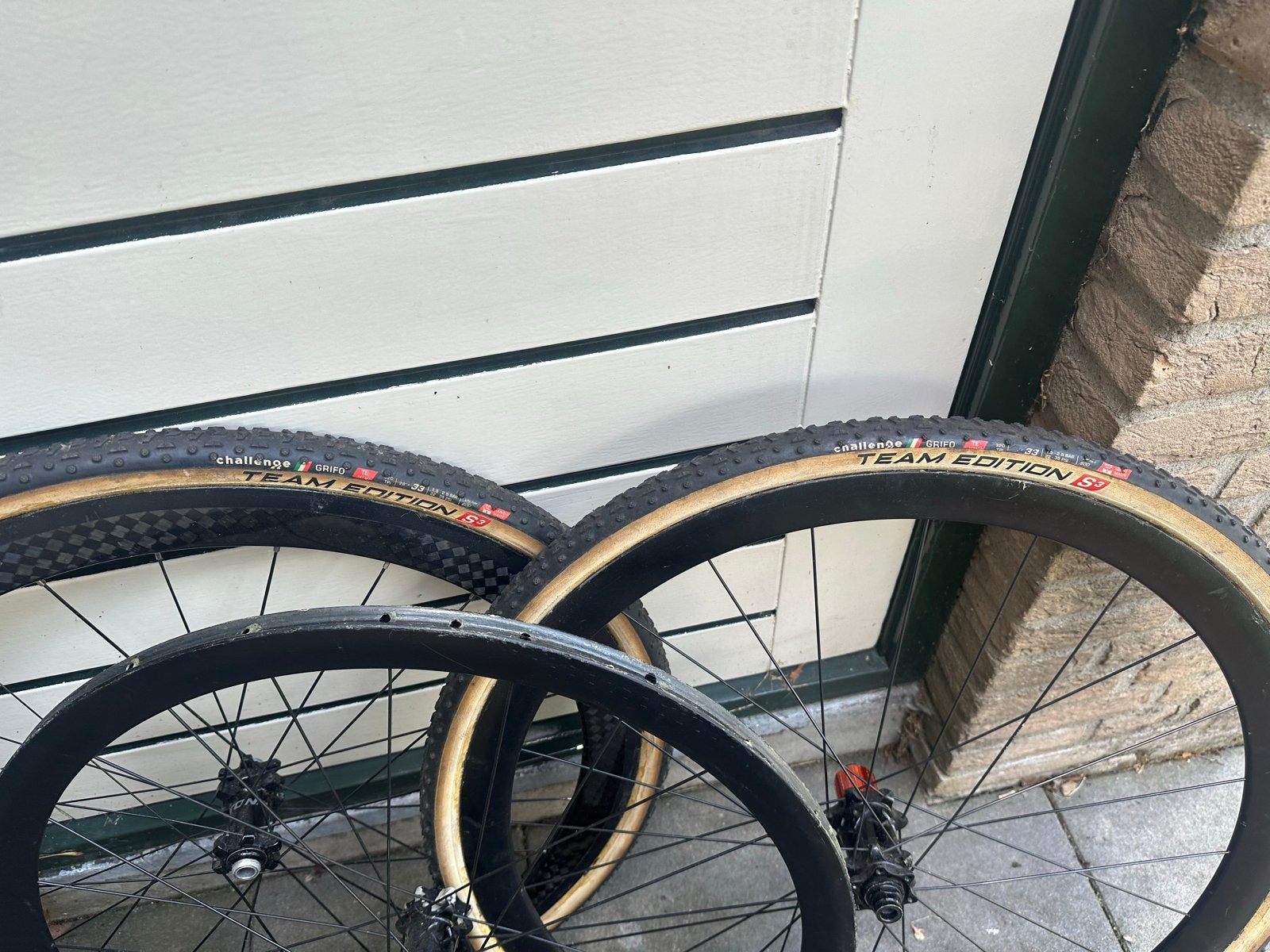Carbon tube wielser Challenge Baby Limus Team Edition banden, Gebruikt, Gravelbike, Carbon, Ophalen