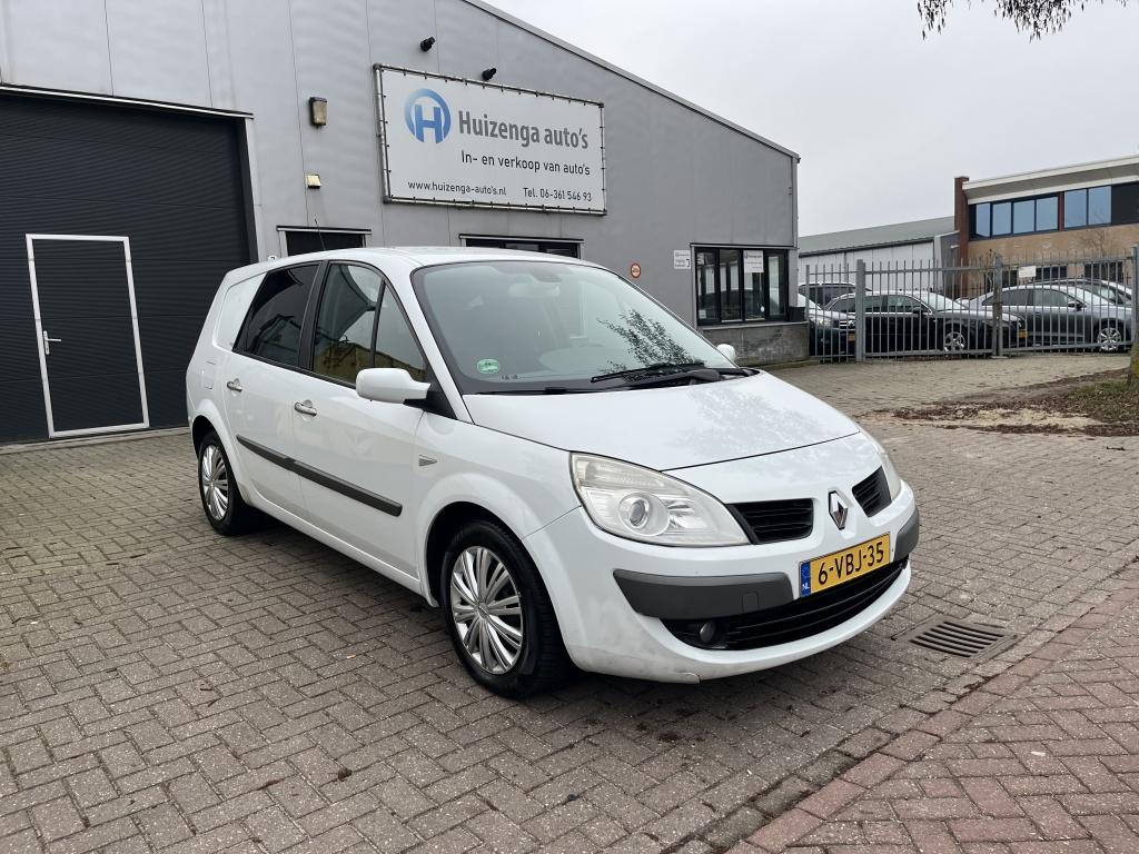 Renault Grand Scénic 1.9 dCi |Grijskenteken! |Nieuwe APK |C, Auto's, Voorwielaandrijving, Stof, Gebruikt, Zwart