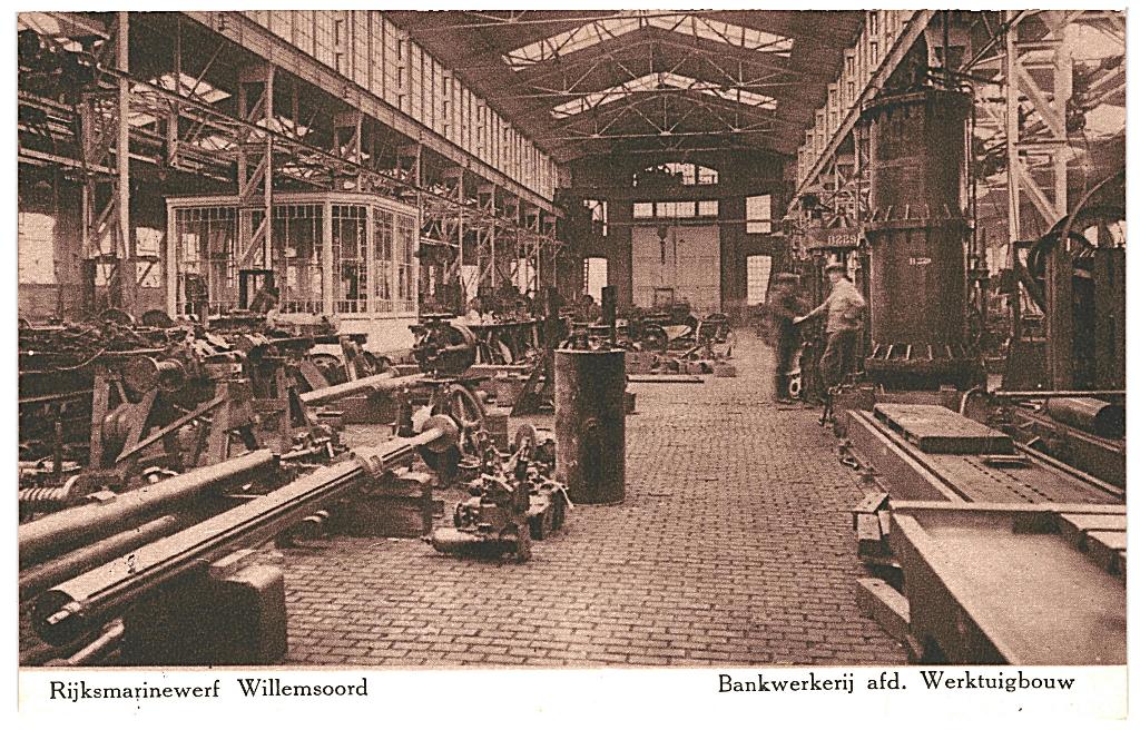 700094 Den Helder Bankwerkerij Werktuigbouw Willemsoord