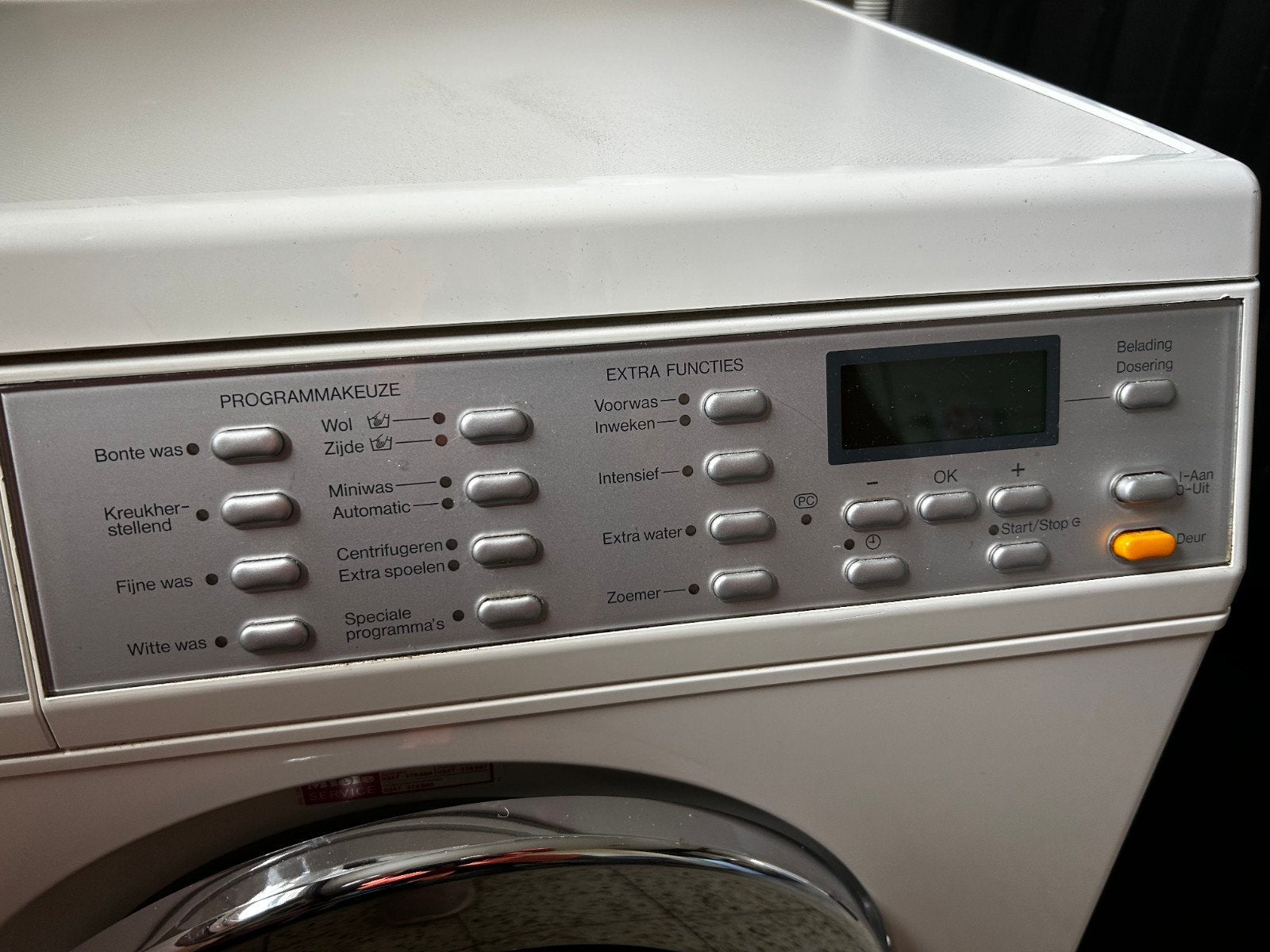 Miele SoftCare System W 5953 Wasmachine, Gebruikt, Ophalen of Verzenden, Voorlader, 85 tot 90 cm