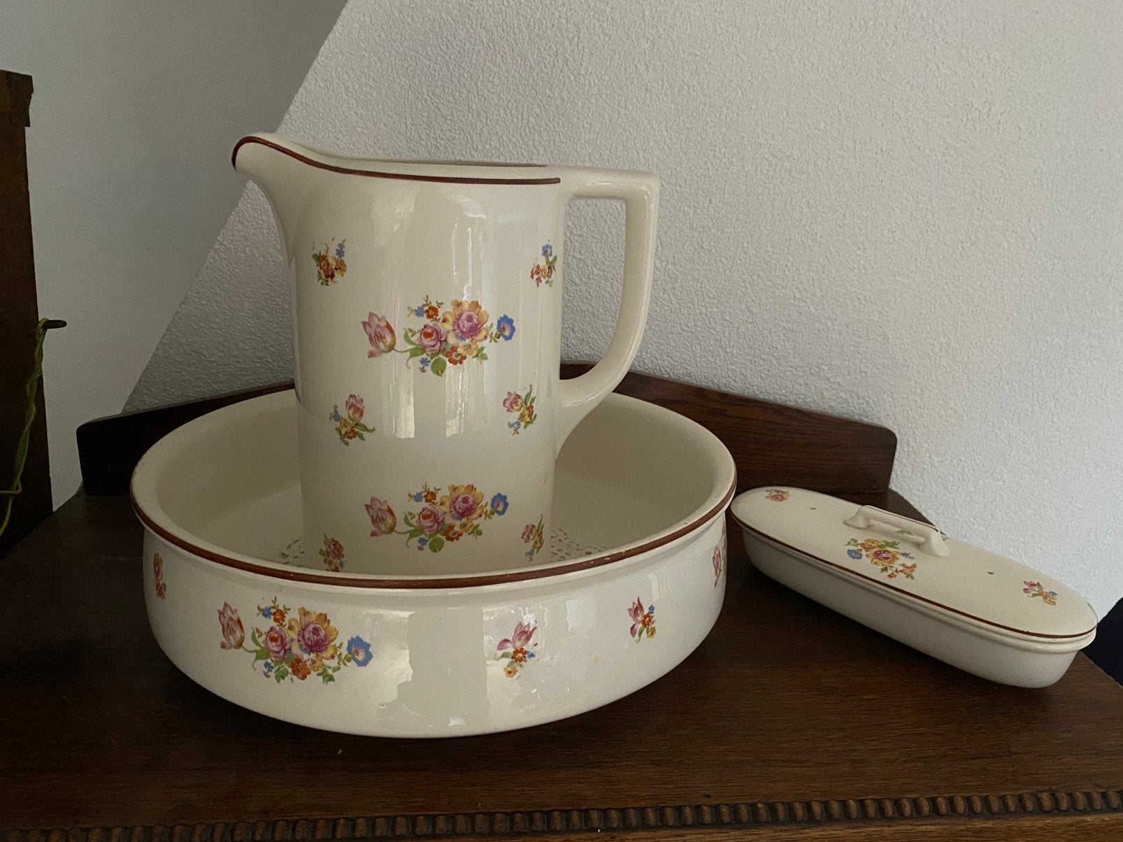 Antieke lampetset, Ophalen