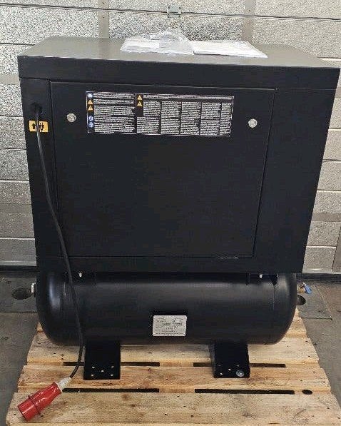 HBM schroefcompressor 5,5 pk - 160 liter luchttank, Ophalen of Verzenden, Zo goed als nieuw