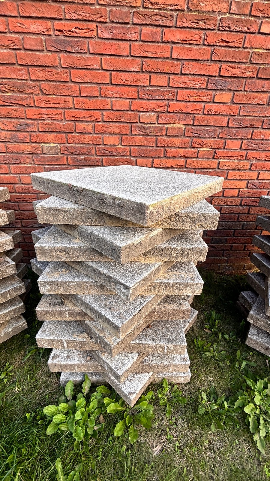 GRATIS Tegels 60x60 cm af te halen, Gebruikt, Ophalen of Verzenden, 10 m² of meer, Beton