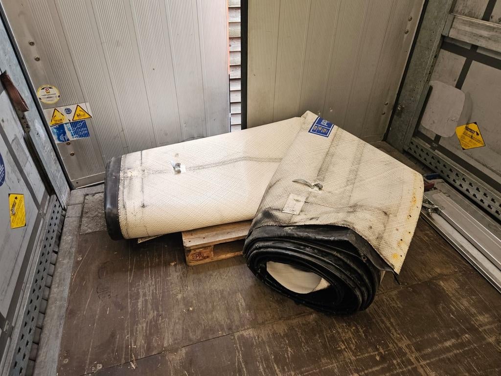 PVC dakzeil van oplegger, Doe-het-zelf en Verbouw, Zeil en Folie, Ophalen of Verzenden, Gebruikt, 15 m² of meer, Zeil