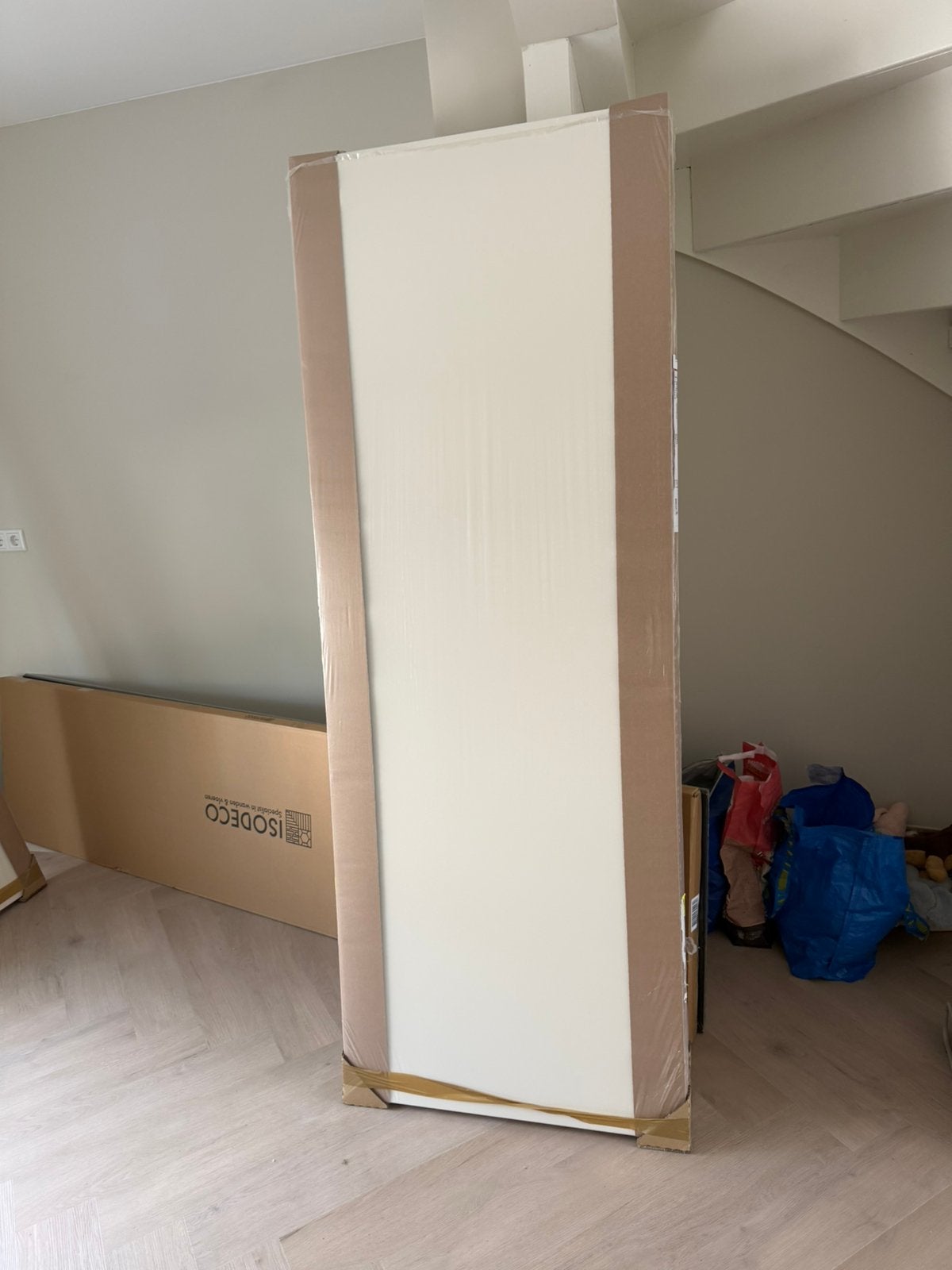 Svedex honinggraat binnendeuren. Alphine wit afgelakt., Ophalen, Zo goed als nieuw, Binnendeur, 200 tot 215 cm