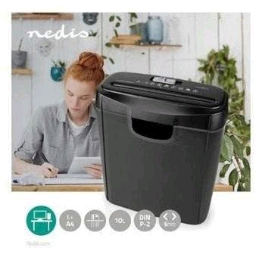 Nedis papierversnipperaar PASH112BKA4, nieuw in doos, Ophalen of Verzenden, Nieuw
