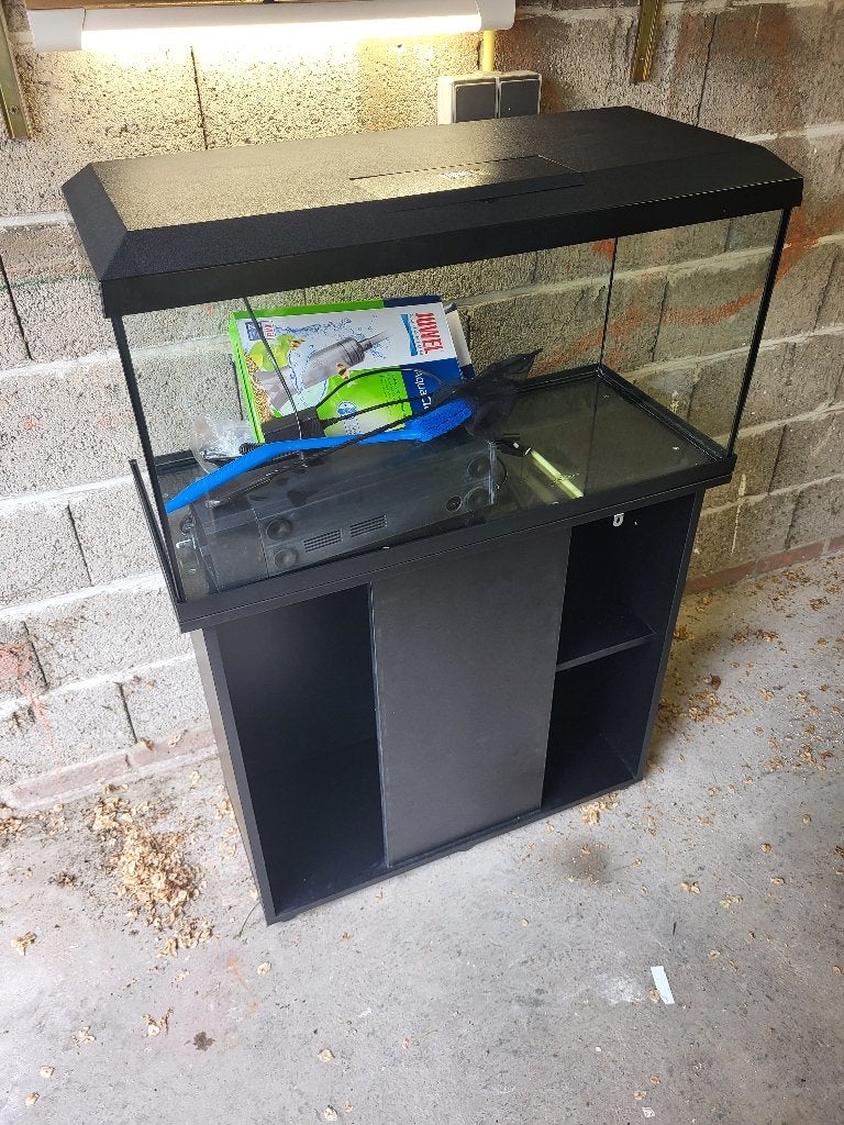aquarium 80x40x40cm te koop compleet, Ophalen, Nieuw, Leeg aquarium, Verwarming
