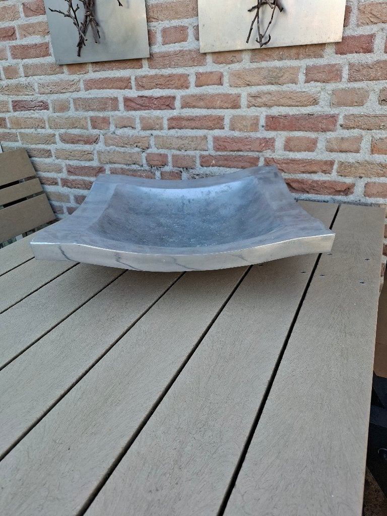 Bob design fruitschaal, Ophalen, Gebruikt, Vierkant, Metaal