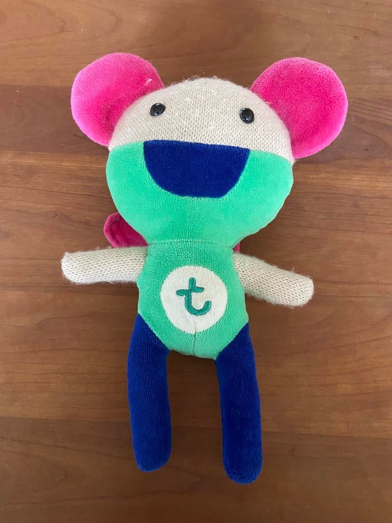 Transavia gebreide knuffel, Ophalen of Verzenden, Zo goed als nieuw, Overige typen