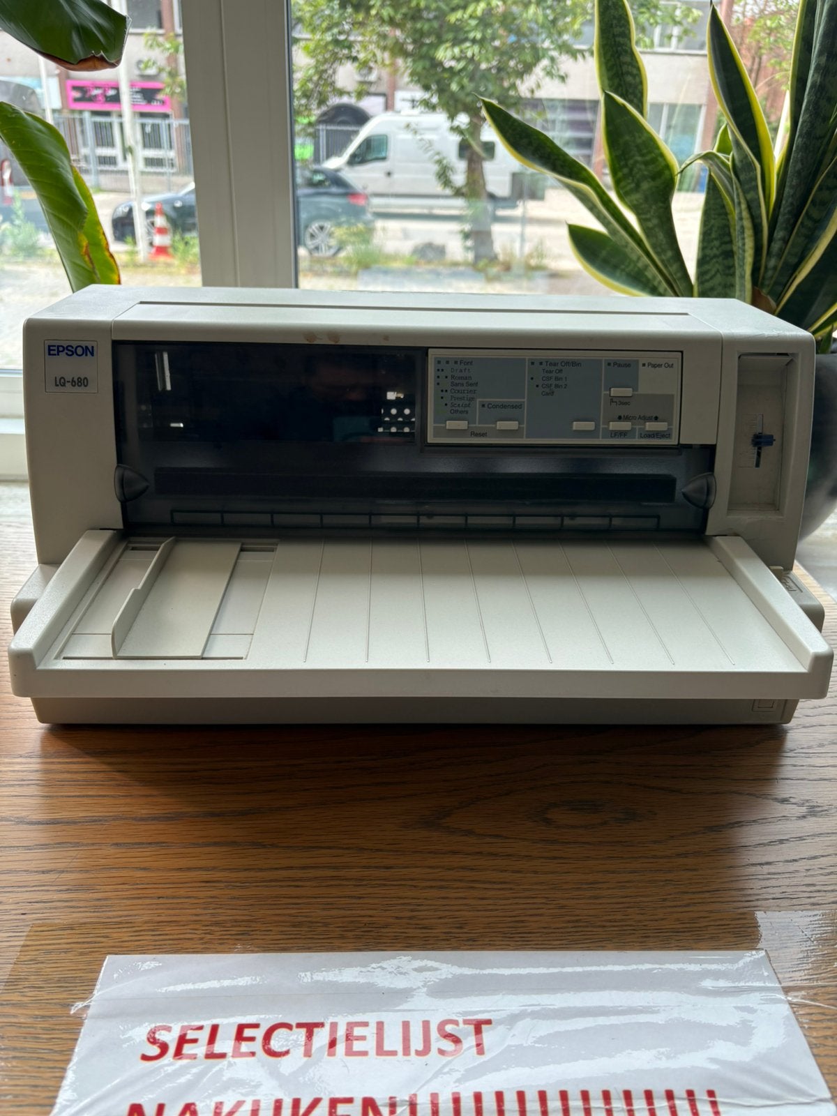Epson LQ-680 + 8 Ribbon cartriges, Computers en Software, Printers, Ophalen, Gebruikt, Matrix-printer, Printer