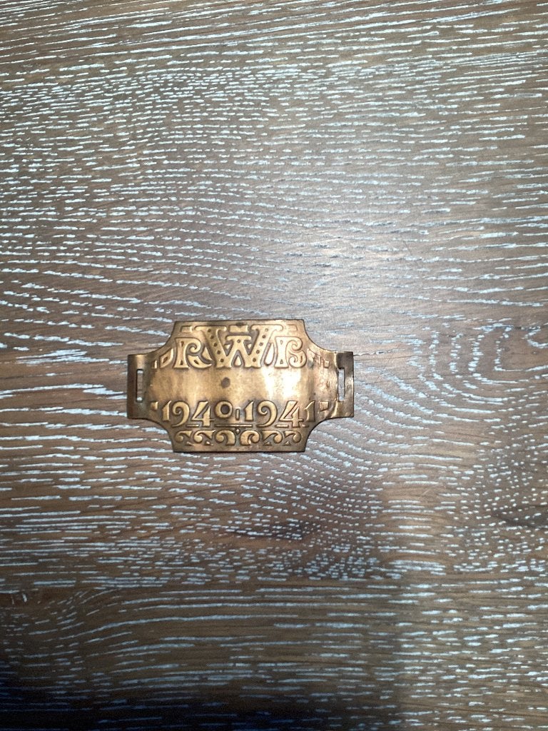 Fietsplaatje RWB 1940 - 1941, Ophalen