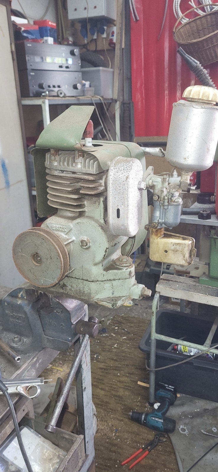 Oude Briggs & Stratton benzinemotor - E8105, Ophalen, Gebruikt, Benzinemotor
