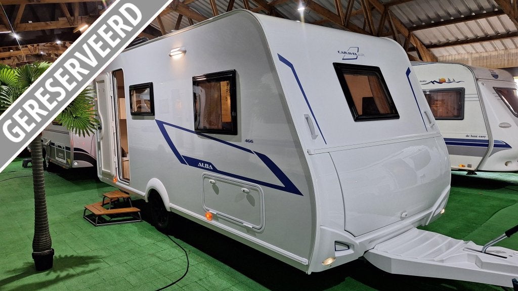 Caravelair Alba 466 Zakluifel/Stapelbed, Caravans en Kamperen, Dwarsbed, Contact@caravelair.tm.fr, 5 tot 6 meter, Tot en met 6