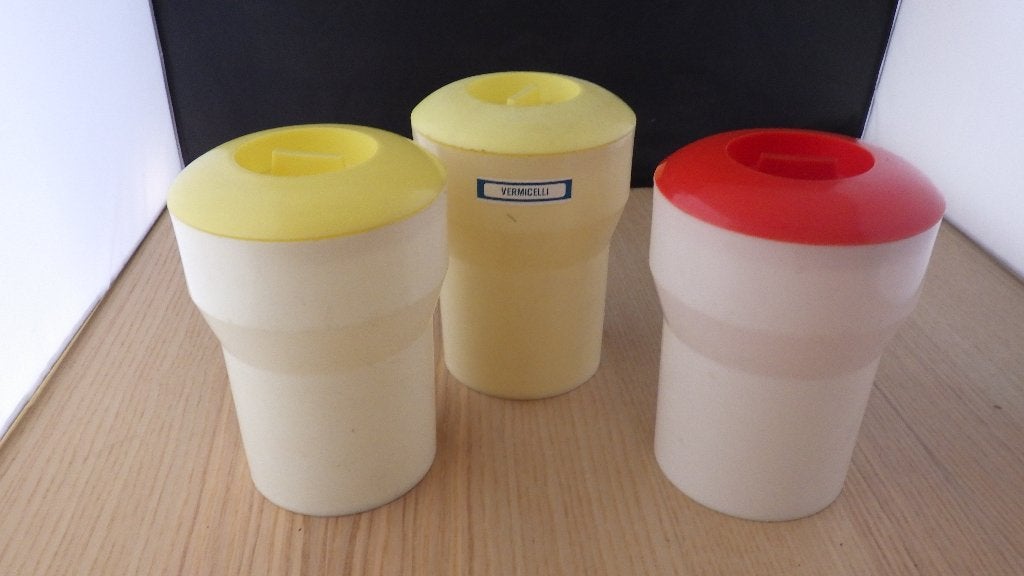 3 retro voorraadbussen, Ophalen of Verzenden, Overige typen