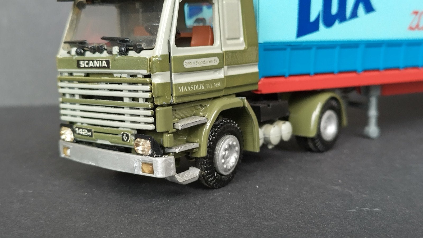 Scania 142 H gebr. van Staalduinen Maasdijk 1;50 Tekno Pol, Verzenden, ., Tekno ., Tekno