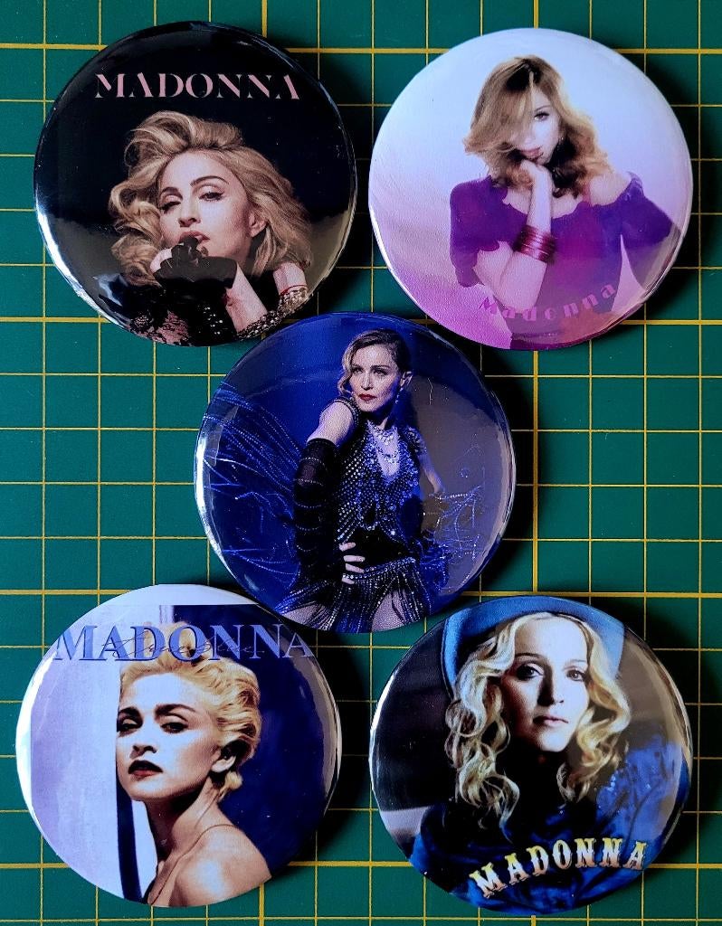Grote Madonna buttons (3), Verzenden, Nieuw, Gebruiksvoorwerp