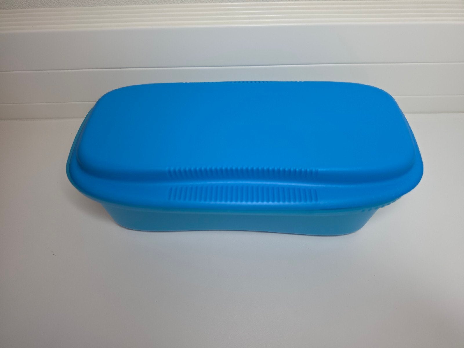 Tupperware Pasta Koker - Magnetronbestendig, Gebruikt, Blauw, Overige typen, Ophalen of Verzenden