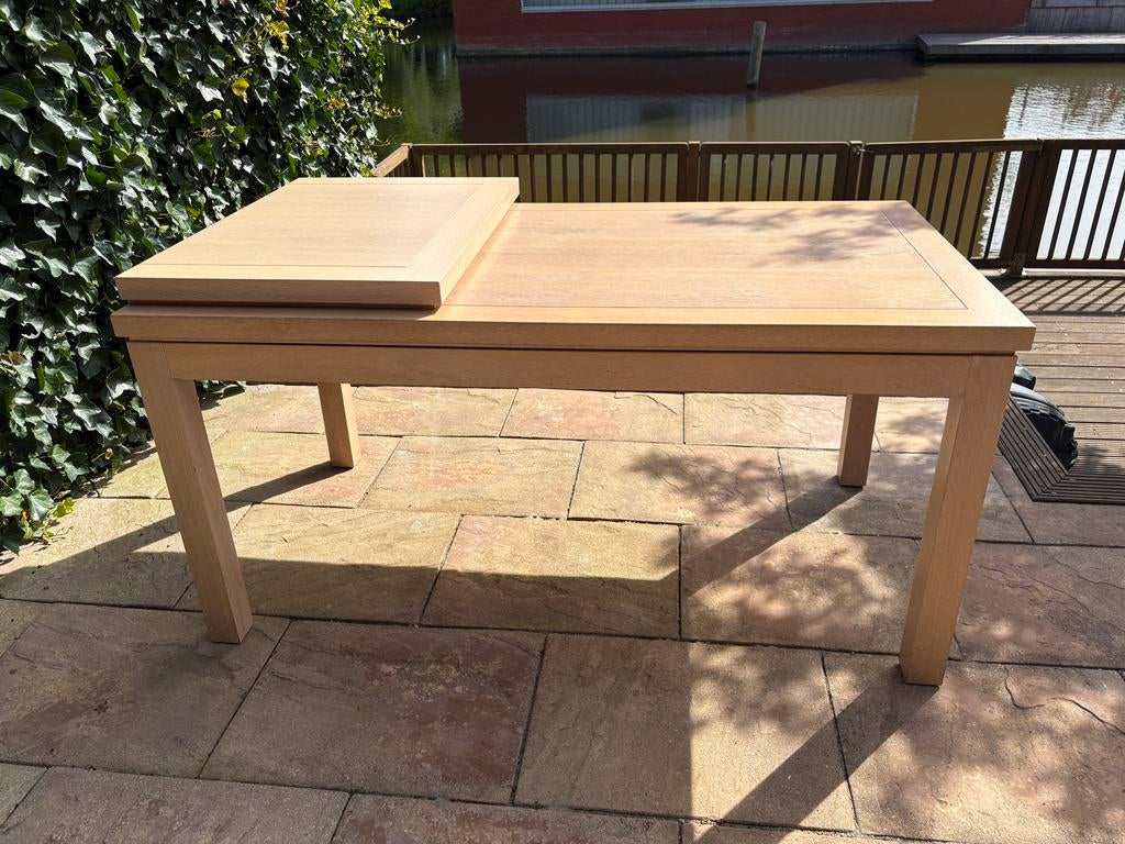 Gratis Eettafel, Huis en Inrichting, Tafels | Eettafels, Ophalen, Gebruikt, 50 tot 100 cm, Vijf personen of meer