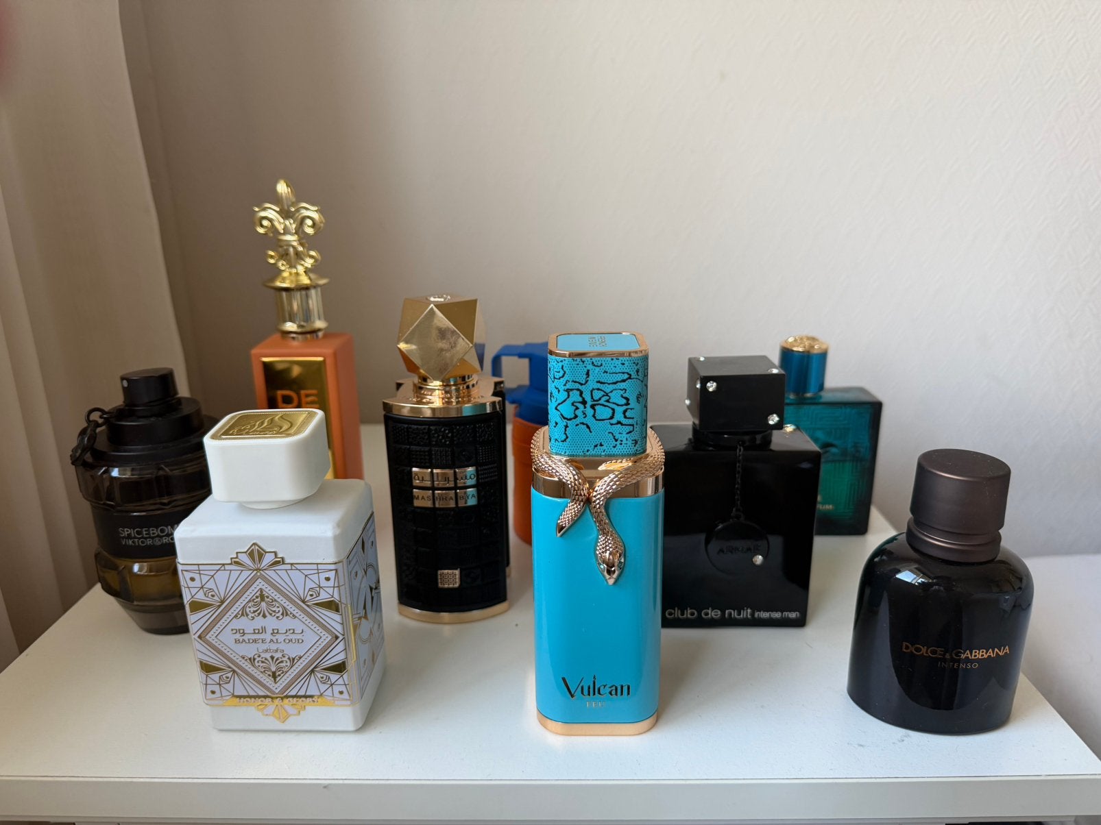 Parfums (Lattafa, French Avenue, Armaf, Versace etc), Ophalen of Verzenden, Zo goed als nieuw