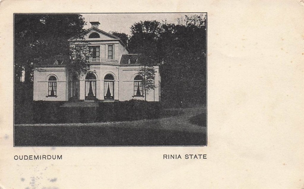 703-400-003 Oudemirdum Rinia State, Verzamelen, Ophalen of Verzenden, Voor 1920, Friesland