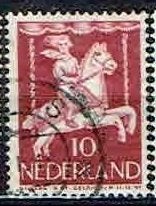 Nederland 1946 nrs. 472 Kinderzegel Draaimolen Kermis GEST1, Postzegels en Munten, Verzenden, Gestempeld, Overige thema's