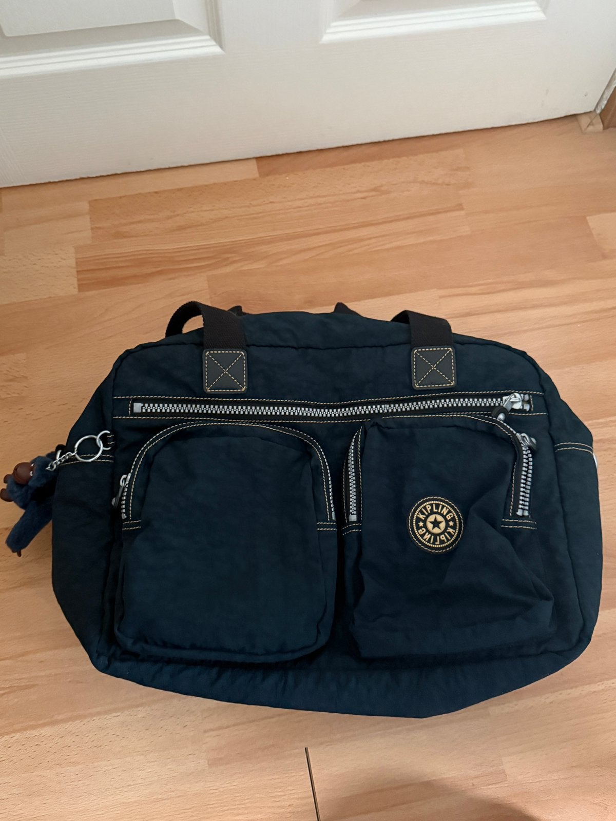 Kipling weekend tas, Ophalen, 30 cm of meer, Blauw, Minder dan 35 cm