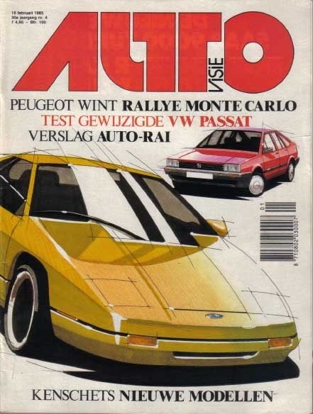 Autovisie 4 1985 : Porsche 944 Turbo - Honda Civic 1.5 GT, Ophalen of Verzenden, Gelezen, Algemeen