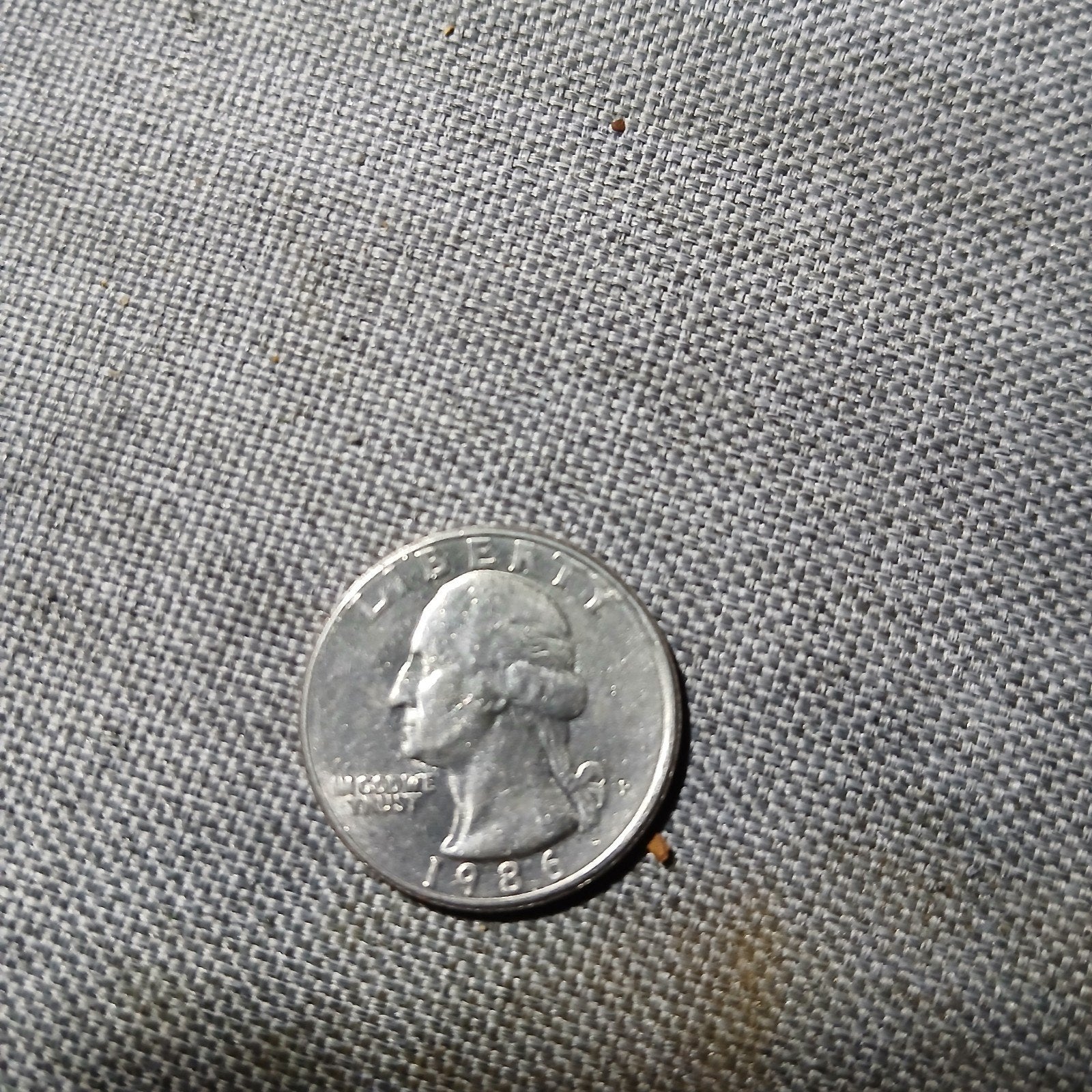 Amerikaanse Quarter Dollar munt 1986, Ophalen of Verzenden, Noord-Amerika, Losse munt, Zilver