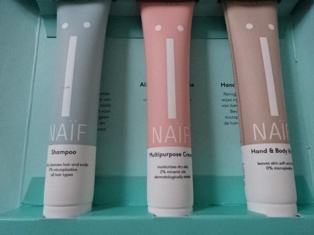 Naïf verzorgingsset / NIEUW in doos, Ophalen of Verzenden, Nieuw, Bad & Douche