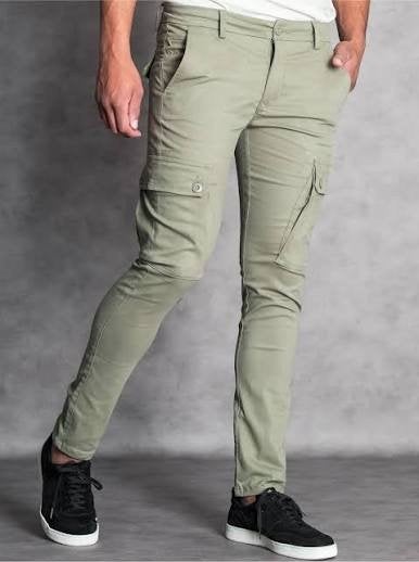 Zumo Slim Fit Cargo Broek Heren - Lichtgroen, Kleding | Heren, Onbekend, Nieuw, Ophalen of Verzenden, Groen