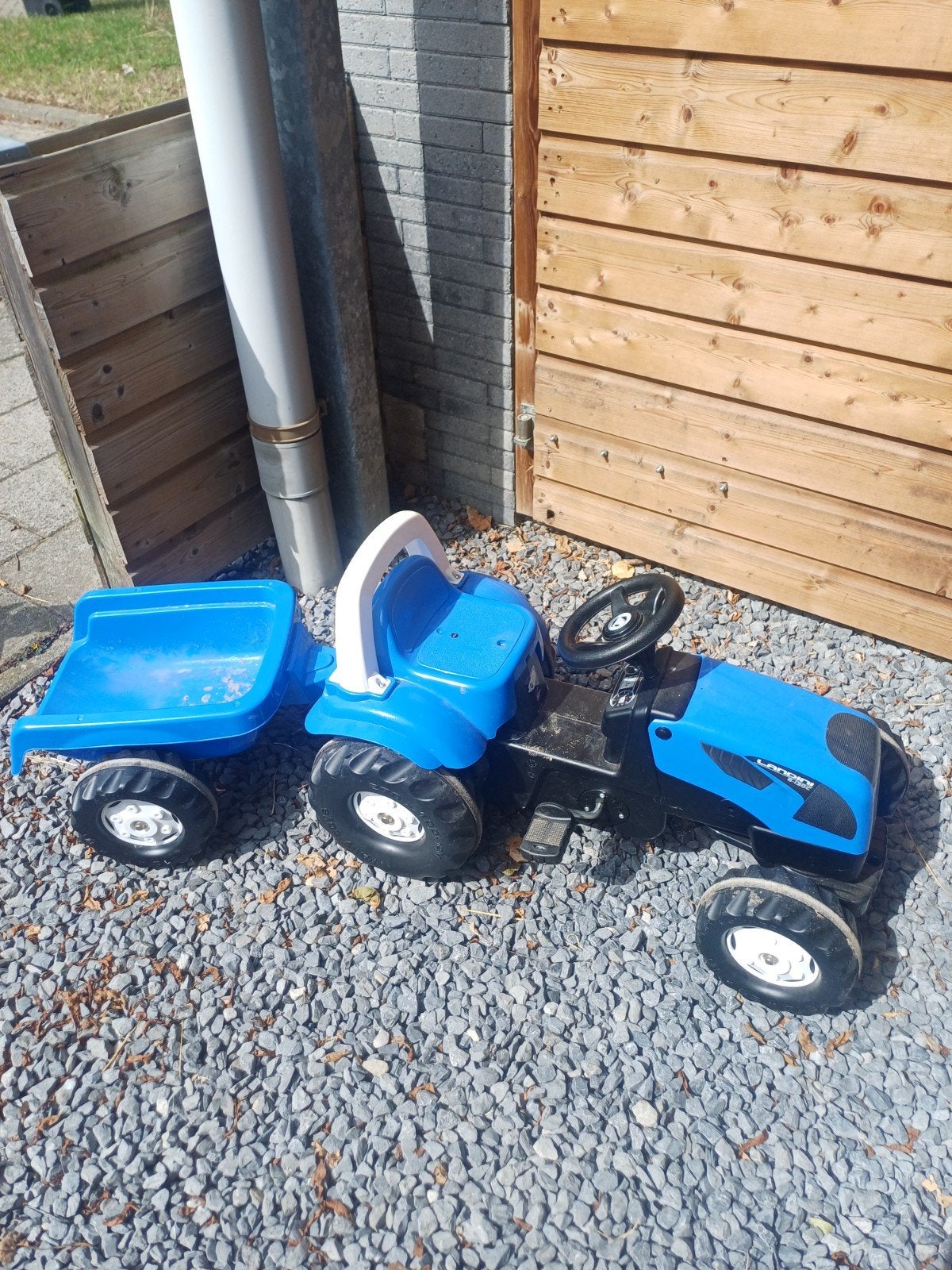 traptrekker, Kinderen en Baby's, Speelgoed | Buiten | Skelters, Ophalen, Gebruikt, Overige merken, Met kar of aanhanger