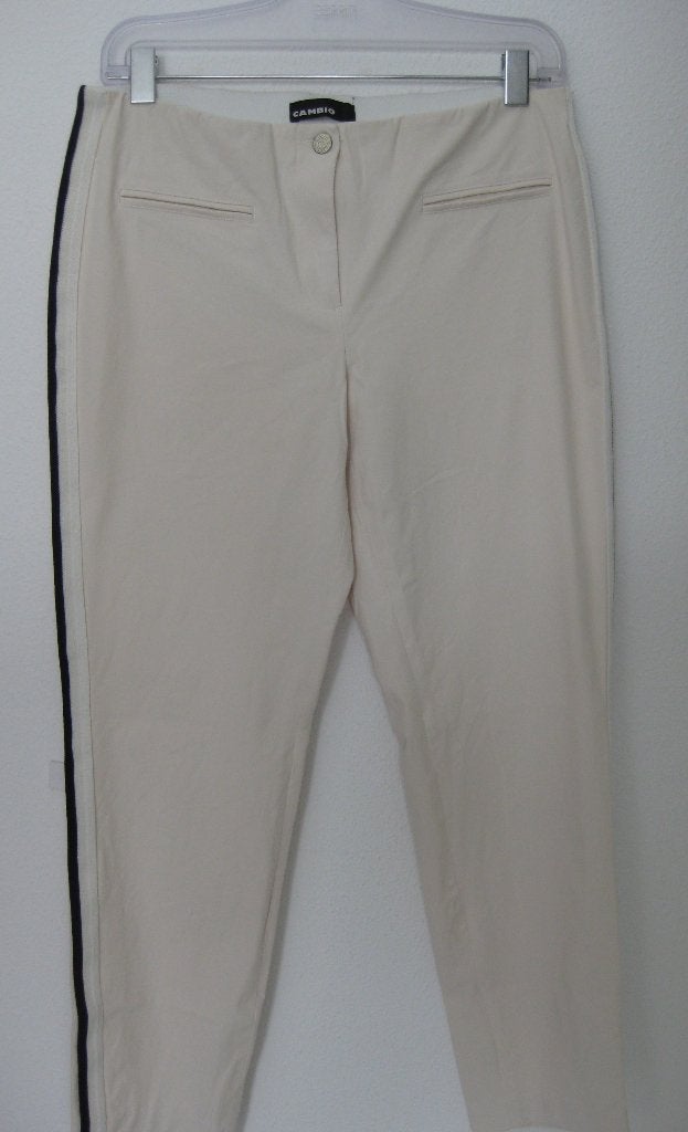 Cambio Broek 7/8 model beige stretch maat 40 met zijbies, Maat 38/40 (M), Cambio, Beige, Ophalen of Verzenden
