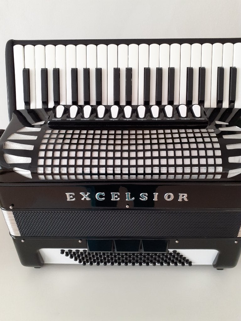 Accordeon Excelsior 1304 BCE, Overige merken, Met koffer, Zo goed als nieuw, 96-bas