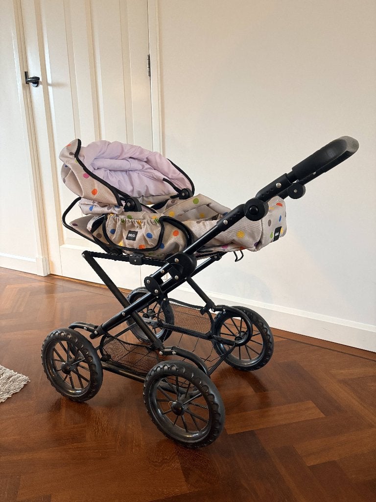 Brio poppenkinderwagen, Ophalen, Gebruikt, Babypop