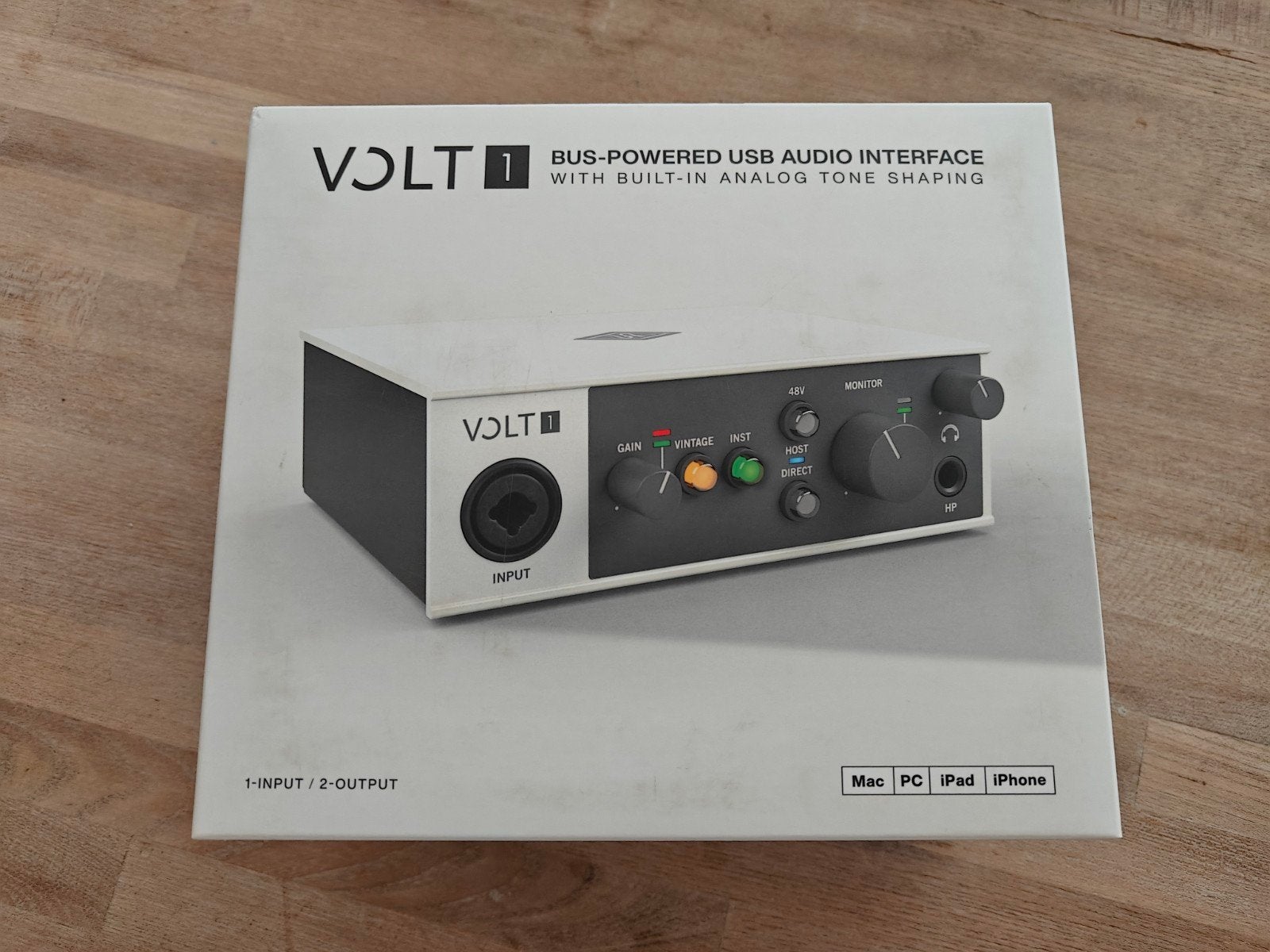 Universal Audio volt 1 USB audio interface. Nieuw in doos, Ophalen of Verzenden, Nieuw
