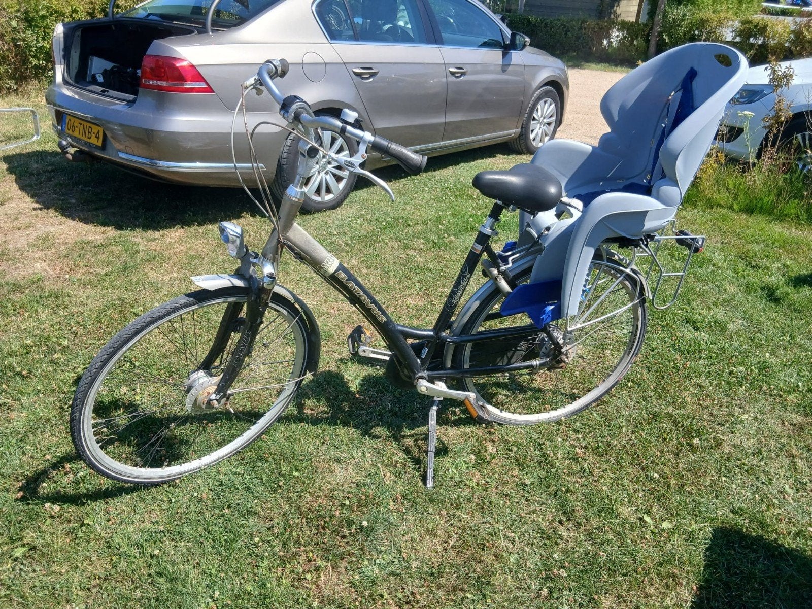 Damesfiets .topfiets alleen lek achterband, Terugtraprem, Versnellingen, Ophalen, Overige merken