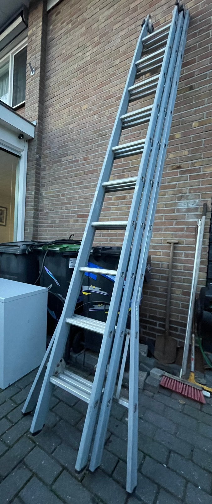dirks ladder 3 x 10 sporten niet geschikt voor zakelijk, Ophalen, Gebruikt, T, Ladder
