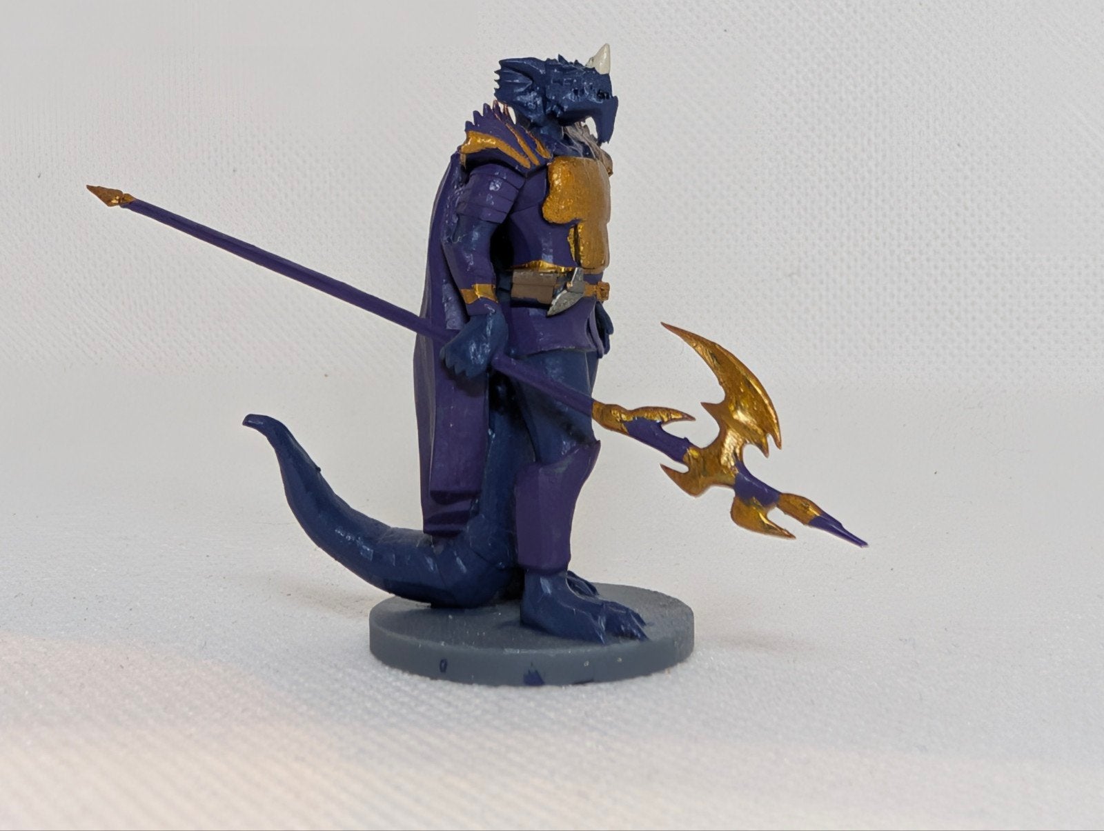 Lamderosa Cyanwrath Champion Fighter D&D Miniatuur, Ophalen of Verzenden