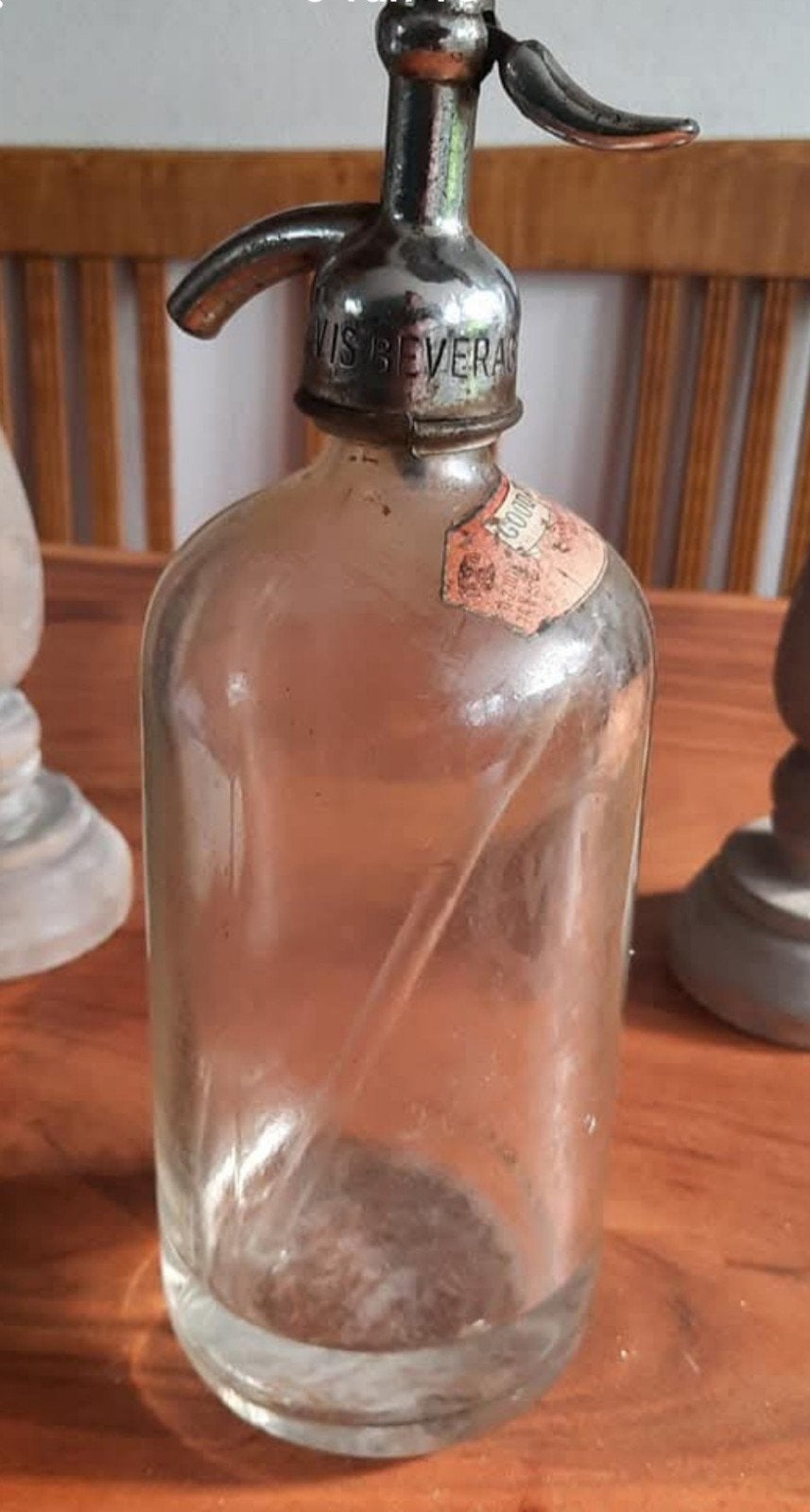 Antieke Spuitfles - Vintage Soda Siphon, Ophalen of Verzenden
