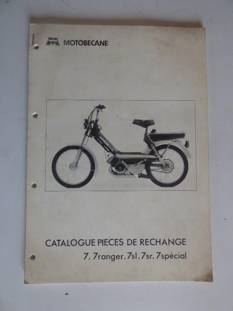 MOTOBECANE TYPE 7 ONDERDELENLIJST, Ophalen of Verzenden, Gebruikt